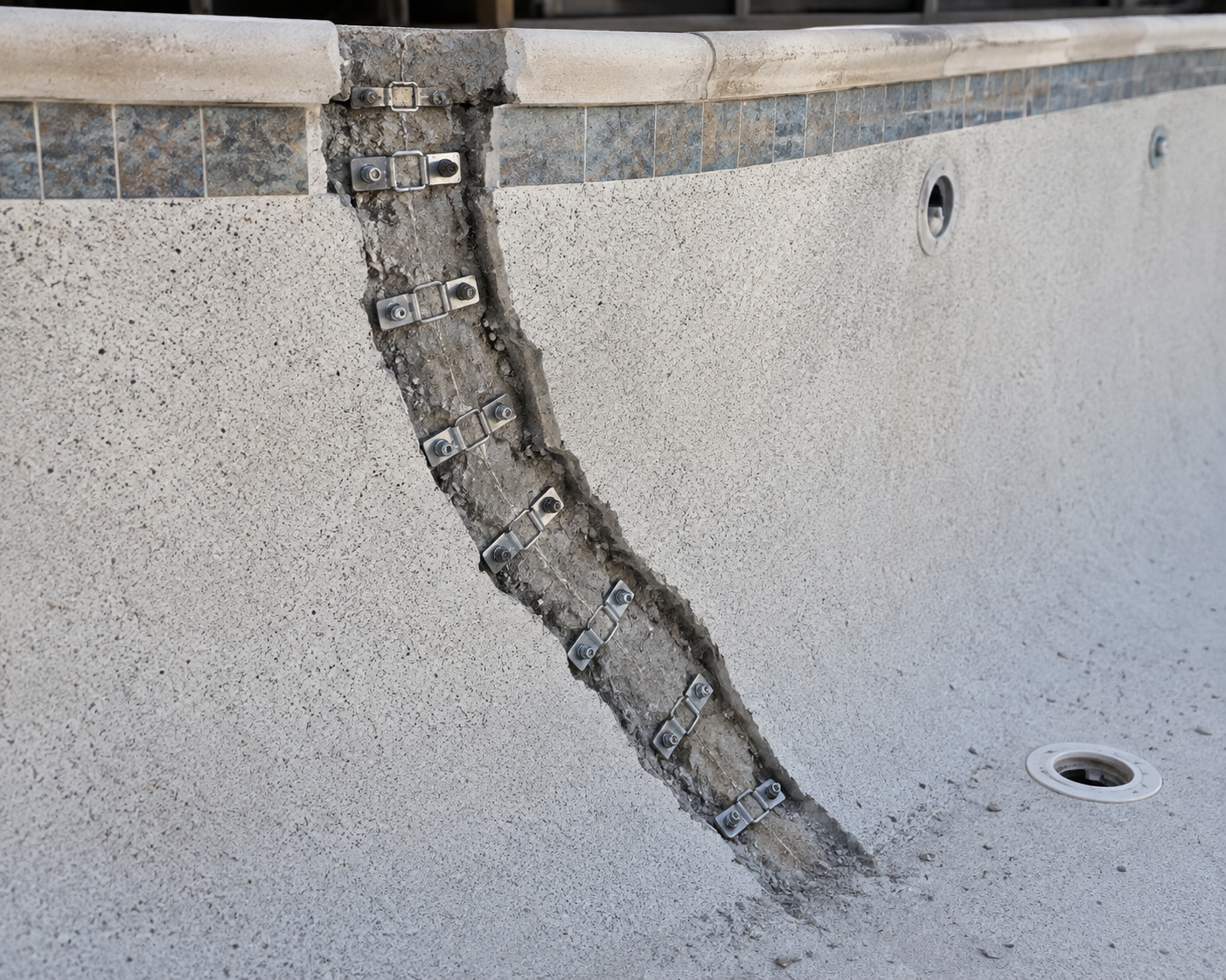 pool plaster structural repair